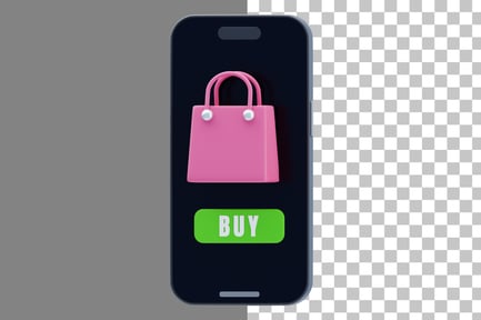 Preview: Shopping App 3D Icon