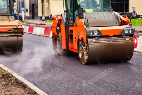 Preview: Asphalt Paving Work in Urban Setting Enhances Roadway Infrastructure and Accessibility