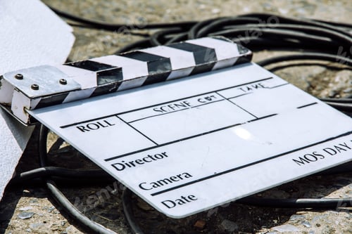 Preview: Film Slate on set