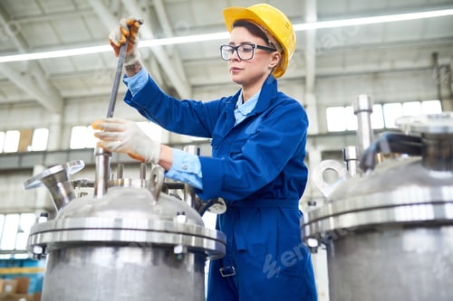 Preview: Modern Female Factory Worker