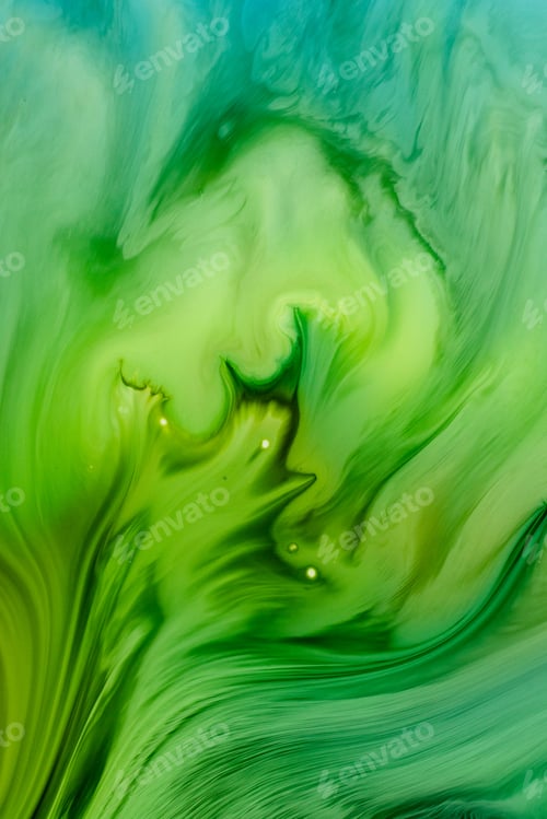 Preview: Abstract flow of liquid paints in mix
