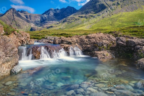Preview: Small waterfall on the Isle of Skye