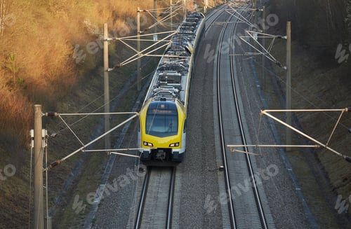 Preview: electric highspeed train on