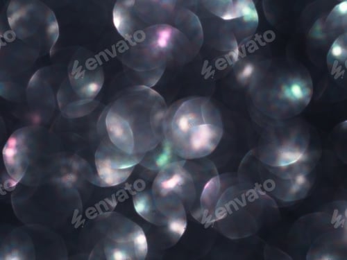 Preview: Blueand purple bokeh Perfect abstract overlay Trendy neon colors festive sparkling defocused lights