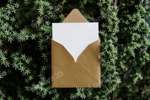 Preview: Rustic Christmas card design space