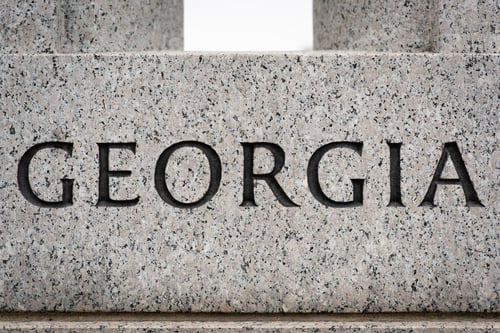 Preview: "Georgia" State Name Engraving