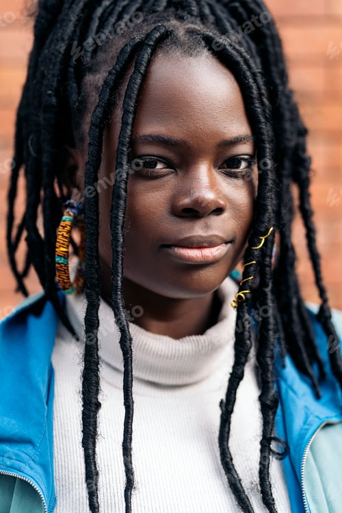 Preview: Expressive African Woman Portrait