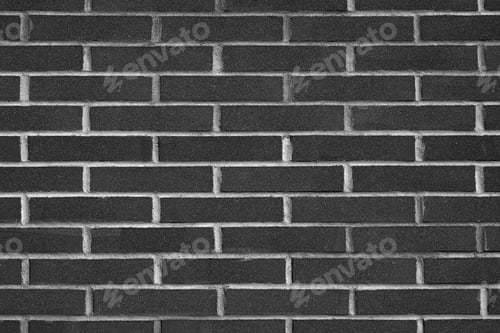 Preview: black brick wall texture pattern background