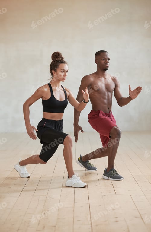 Preview: Man And Woman Doing Workout