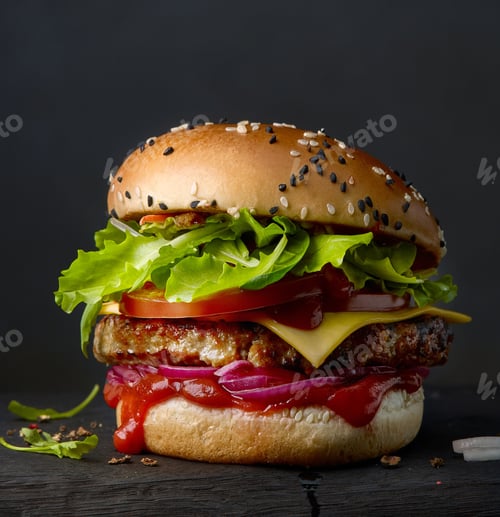 Preview: fresh tasty burger