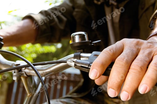 Preview: man riding a bike.