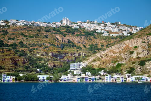Preview: Klima and Plaka villages on Milos island, Greece