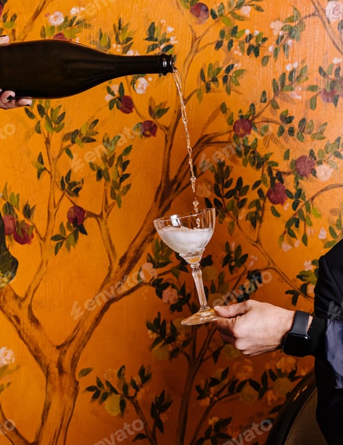Preview: Elegant champagne pouring at a celebration