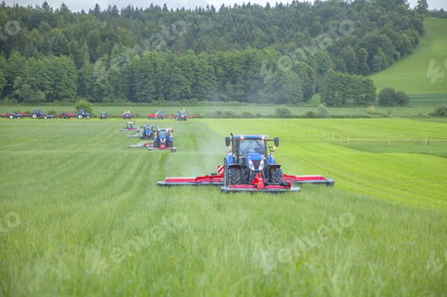 Preview: Mower on a green field