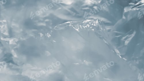 Preview: Texture of polyethylene or cellophane, close up
