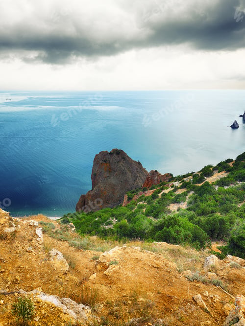 Preview: Fiolent , Crimea - sea landscape