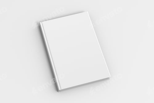 Preview: book, mockup, cover, textbook, realistic