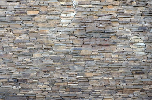 Preview: Modern pattern of flatten stone wall decorative surfaces in brown color