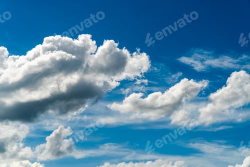 Preview: colorful dramatic sky with cloud at sunset.