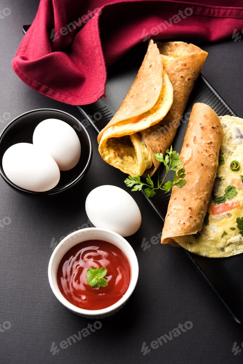 Preview: Omelette Chapati Toll