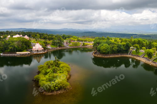 Preview: The Ganga Talao Temple in Grand bassin, Savanne, Mauritius