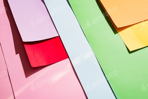 Preview: photo shot of multicolored background