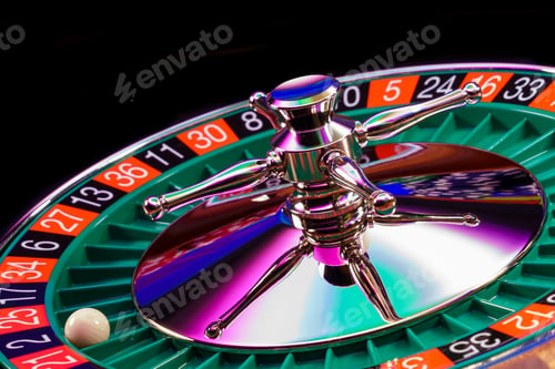 Preview: Roulette table close up at the Casino