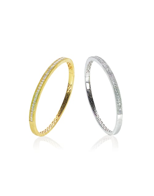 Preview: Elegant Gold and Silver Bangle Bracelets