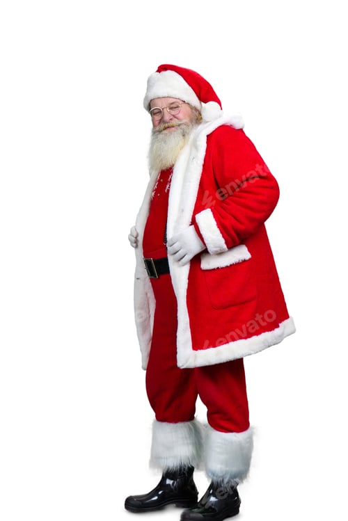 Preview: Santa Claus isolated on white background