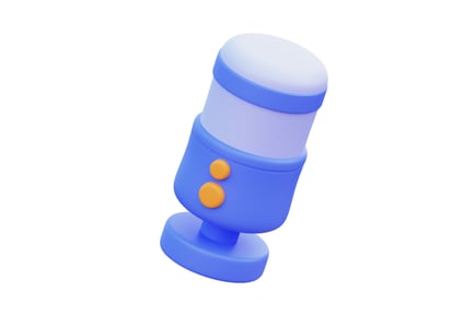 Preview: Mircophone 3D Illustration