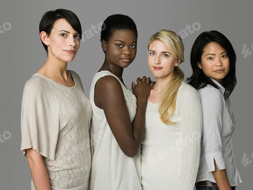 Preview: Diverse group of women posing together with confidence