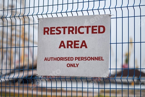 Preview: Restricted area, authorized personnel only, no trespassing