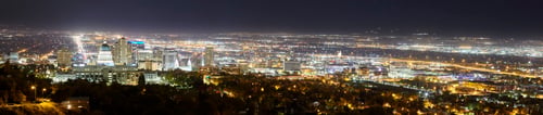 Preview: Salt Lake City panoramic picture, Utah, USA