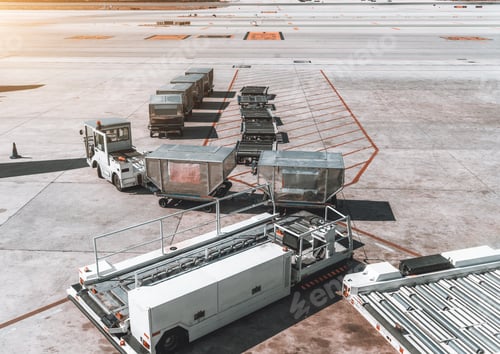 Preview: Take-off field and luggage machinery