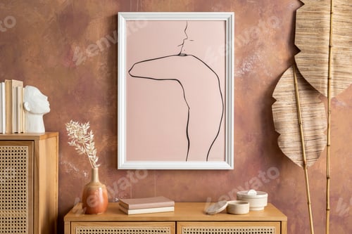 Preview: Creative composition vintage living room