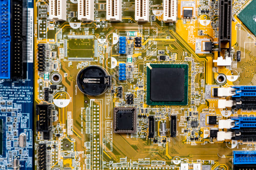 Preview: electronic circuit board of personal computer b