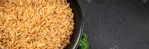 Preview: Brown rice whole grain cereal healthy product superfood fresh tasty gourmet food