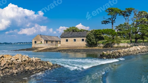 Preview: Berder island, in Brittany, in the Morbihan gulf