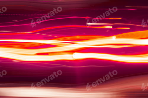 Preview: Abstract light trails with vibrant red and orange hues