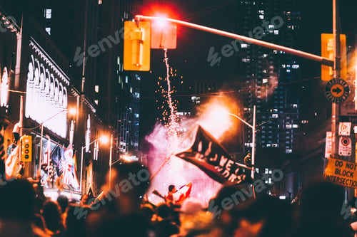 Preview: Raptors victory, Raptors basketball team, basketball, Toronto , we the north , smoke grenade