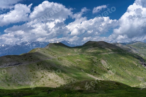 Preview: Mountain landscape along the road to Colle dell'Assietta