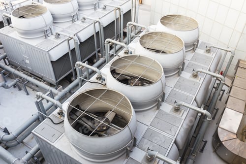 Preview: Cooling tower at outdoor