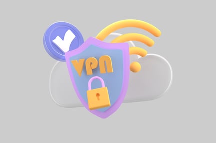 Preview: Vpn security cloud shield concept