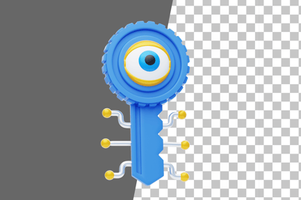 Preview: Public Key 3D Icon