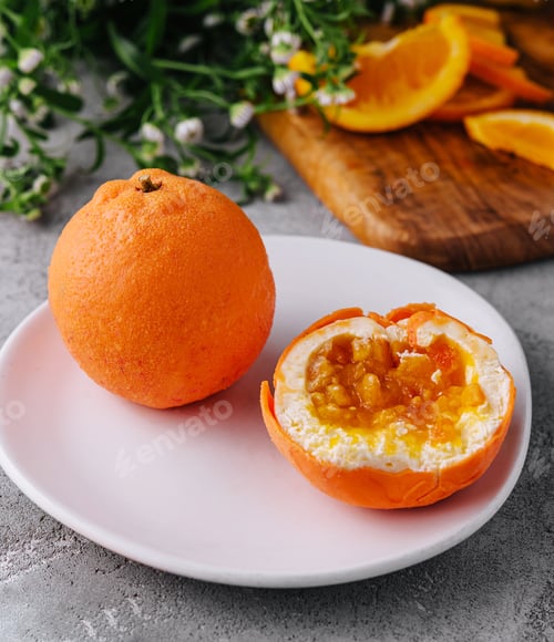 Preview: Mousse Cake in Shape of Citrus Mandarin