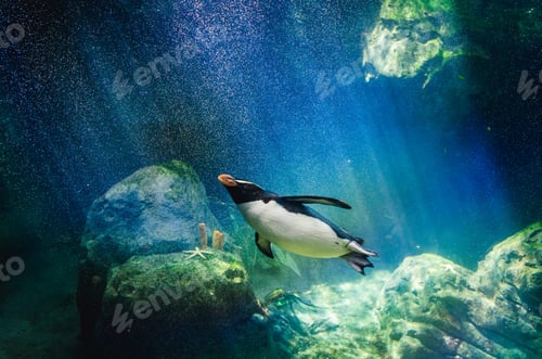 Preview: Penguin diving