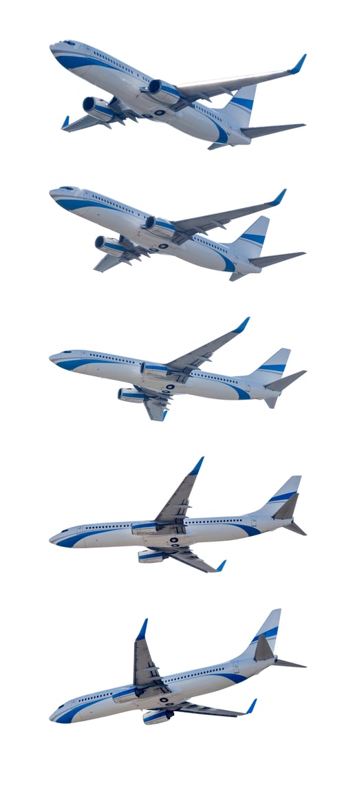 Preview: Photo Collage Of Airplanes From Different Angles