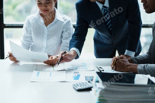 Preview: Business Consulting meeting working and brainstorming new business project finance investment conce