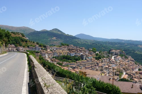 Preview: View of Muro Lucano, in Potenza province, Italy