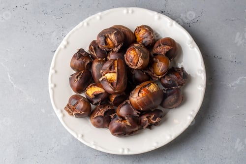 Preview: Chestnut kebab on the grill
